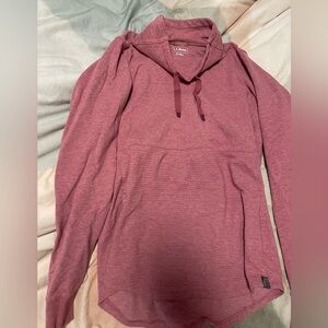 Pink L.L. Bean pullover M tall